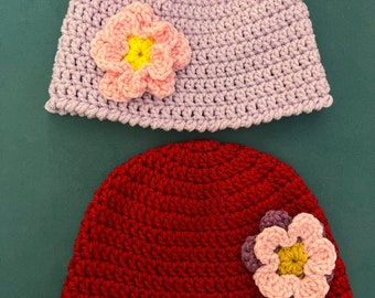 Hand made beanies and hats