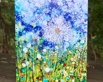 Dandelion Dream : 16 x 20 Inch Stretched Canvas Wrap Print
