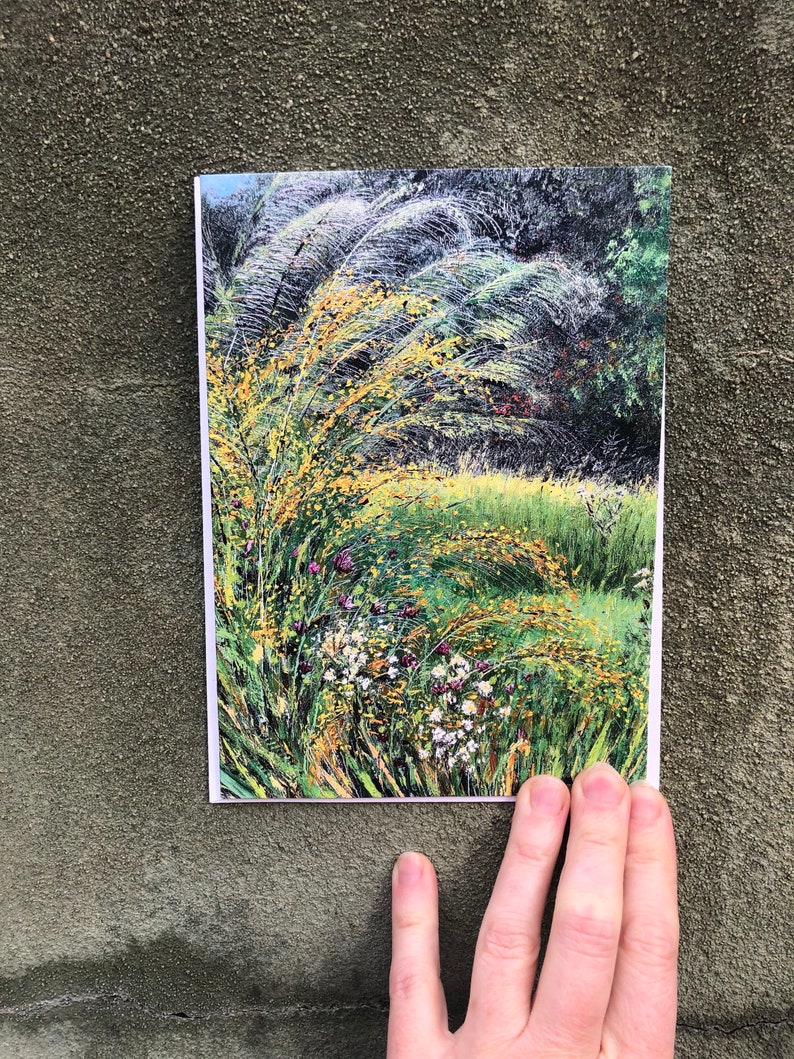 Backyard Goldenrod in October : Blank Greeting Card image 6
