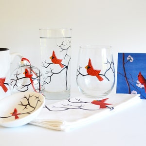 Cardinal Gift Set Collection 7 Piece Personalized Gift Set for Mom, Mothers Day Gift, FREE SHIPPING image 3