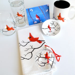 Cardinal Gift Set Collection 7 Piece Personalized Gift Set for Mom, Mothers Day Gift, FREE SHIPPING image 5