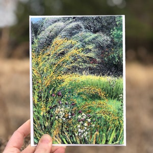 Backyard Goldenrod in October : Blank Greeting Card image 7