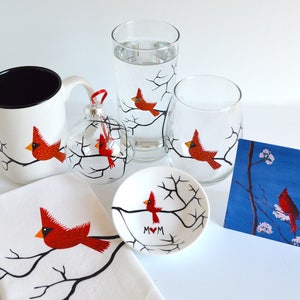 Cardinal Gift Set Collection 7 Piece Personalized Gift Set for Mom, Mothers Day Gift, FREE SHIPPING image 2