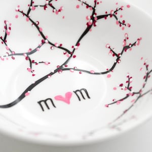 Cherry Blossom Branch Jewelry Dish - Personalized Jewelry Bowl, Mothers Day Gift, Ring Dish, Ring Bowl, FREE SHIPPING, Best Seller