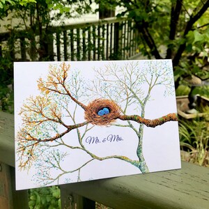 Bird Nest Wedding Card : Greeting Cards image 3
