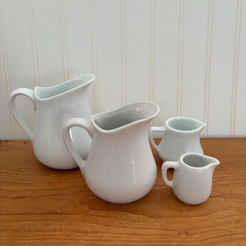 Vintage White Pitcher (Small) main image 0
