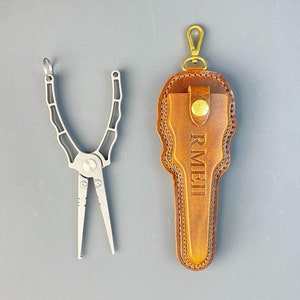Leather Fishing Lure Pliers Sheath
