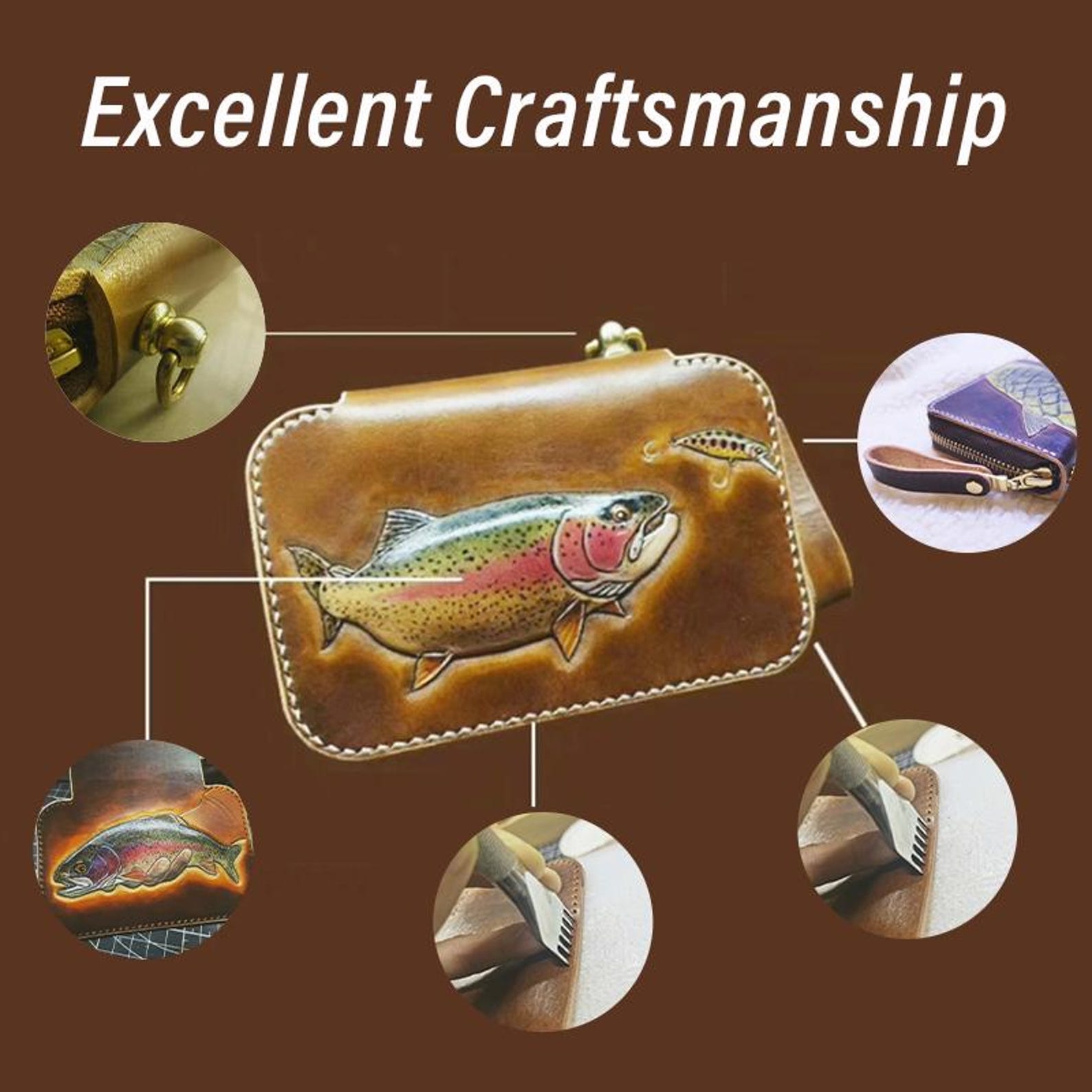 Fly Wallet, Personalized Fly Wallet, Fly Fishing Wallet, Fishing Lure ...