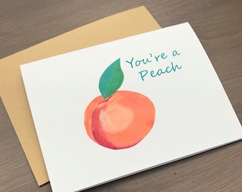 Fruity Peach Card