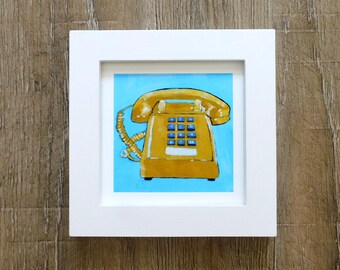 Yellow Vintage Phone