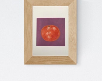 Orange Print, 8x10, Fruit, Citrus, Home Decor, Housewarming