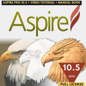 Vectric Aspire Pro 10.5 Full Version | CNC Routing & Engarving | Windows OS