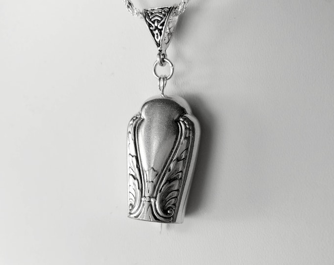 Avalon-Cabin 1940 upcycled knife handle bell necklace!