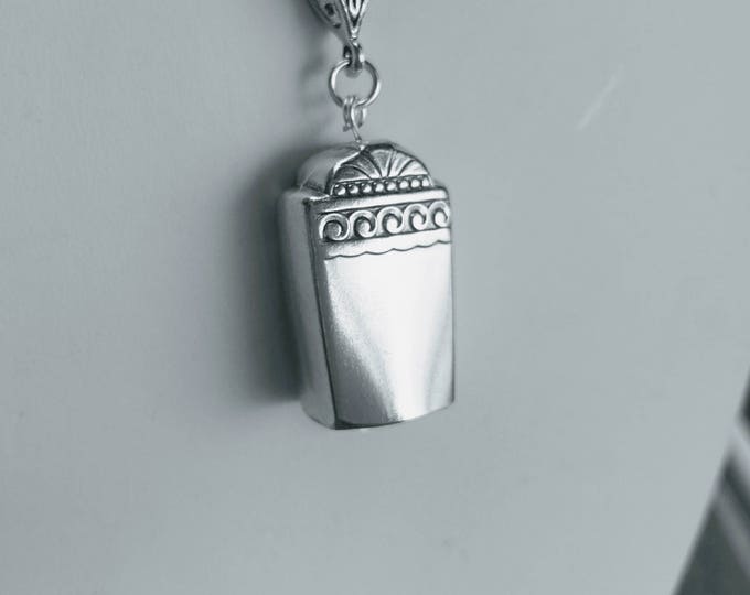 Surf Club 1938 upcycled knife handle bell necklace!