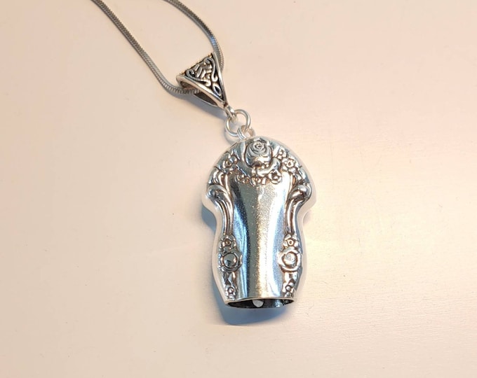 Holiday '51 upcycled knife handle bell necklace!