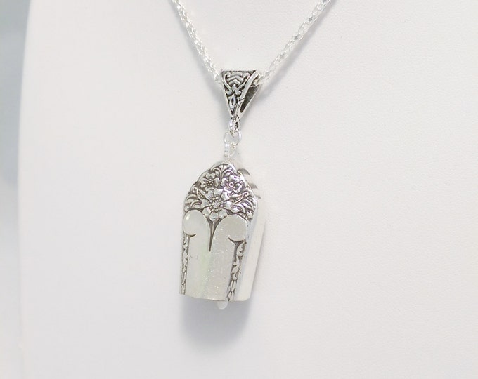Starlight Pattern 1950 upcycled knife handle bell necklace!