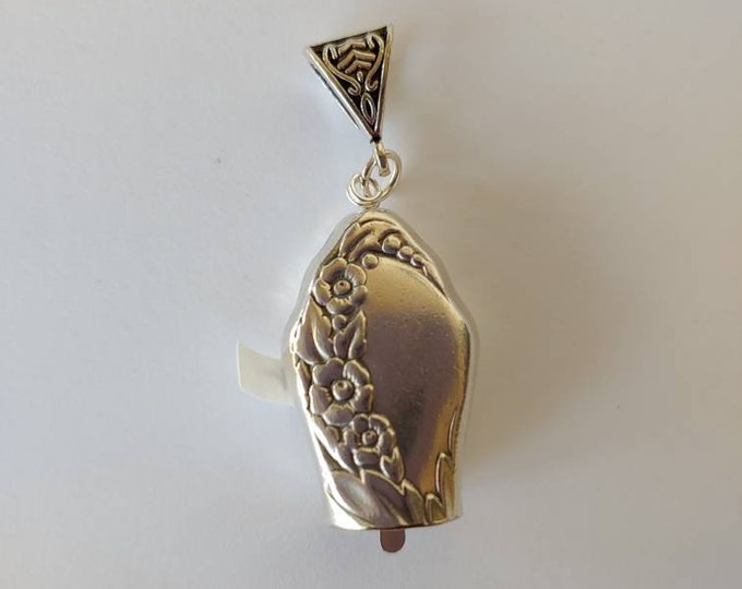 Together 1956 upcycled knife handle bell necklace!