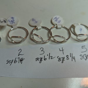 Ring Sale! 20%OFF Retail price!   Since I've retired from most art festivals these need homes (fingers)! All solid sterling.