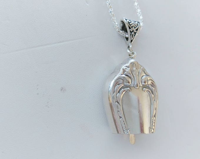 Jasmine upcycled knife handle bell necklace!