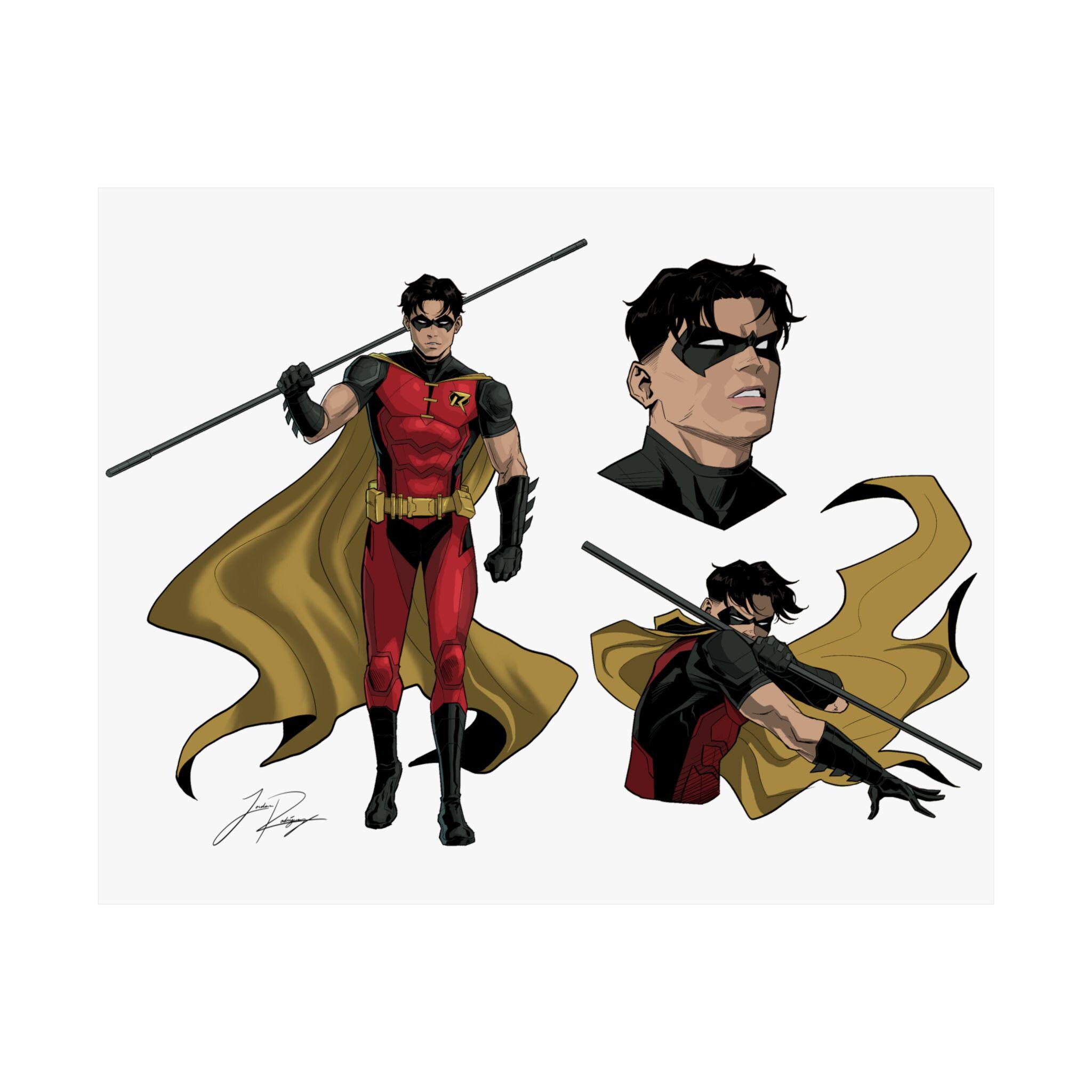 Tim Robin DCU Fan Concept, Heroic Matte Horizontal Poster Art for ...