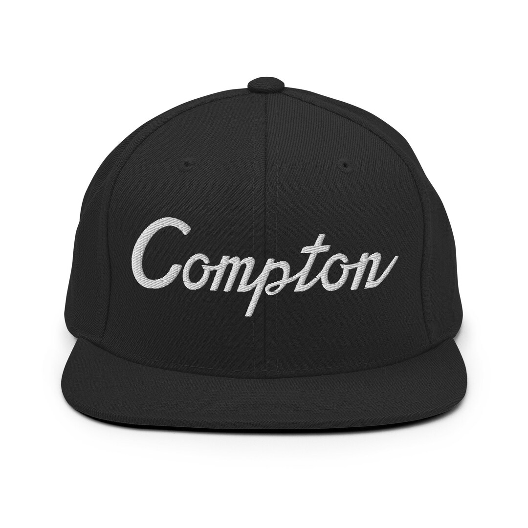 Compton II Vintage Sports Script Snapback Hat - Etsy