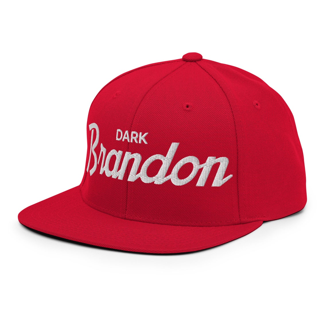 Dark Brandon Vintage Sports Script Snapback Hat - Etsy