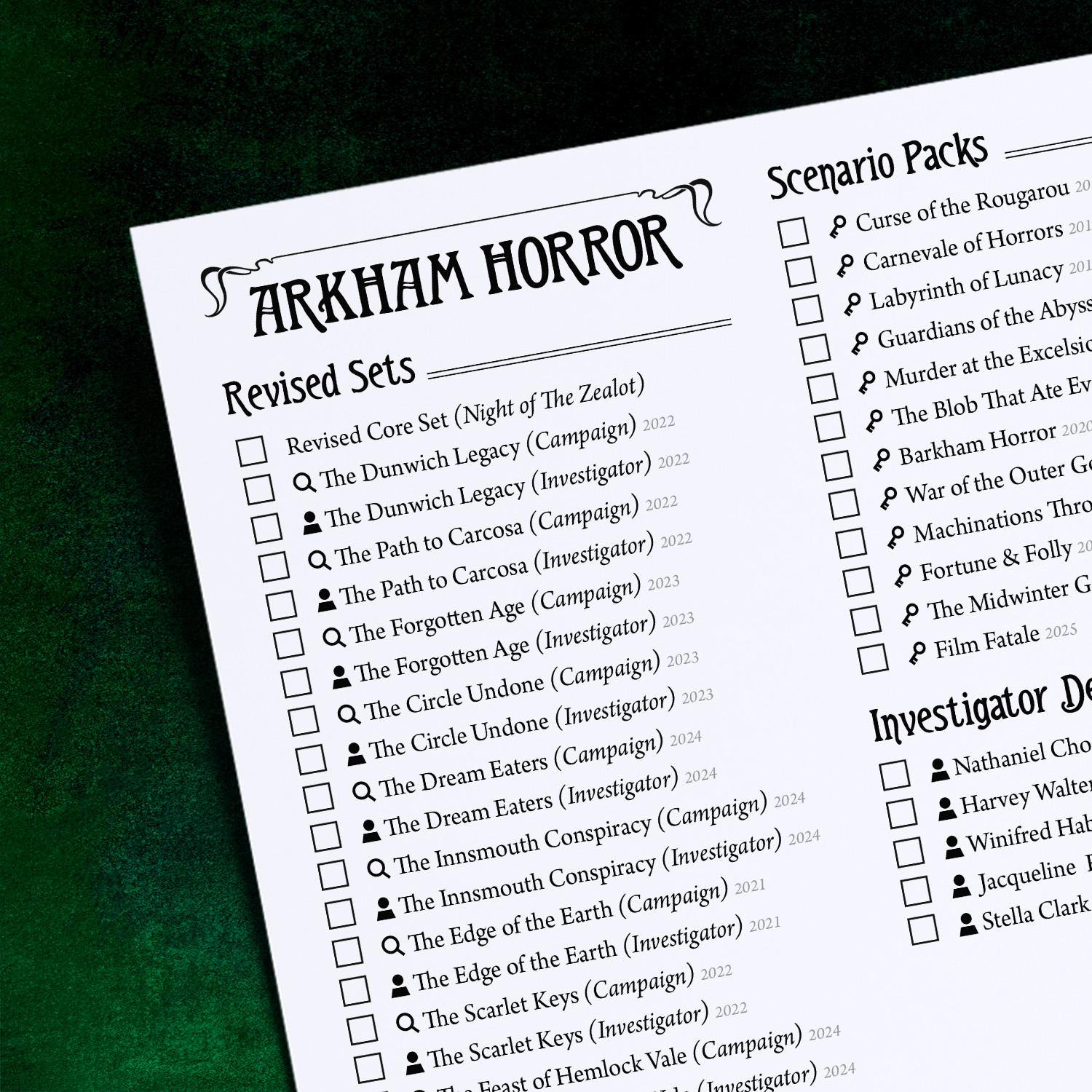 arkham horror card game expansion guide Amazon.com: Asmodee Arkham Horror Secrets of The Order Board Game Expansion
