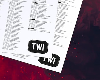 Star Wars Unlimited Checklist: Twilight of the Republic (PDF Digital Download)