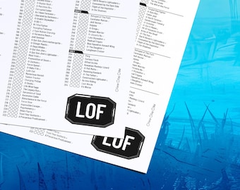 Legends of the Force Checklist LOF Star Wars Unlimited SWU Minimal Printable Binder Card List pdf for Set 4