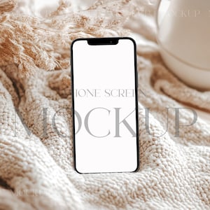 Cozy Cellphone Mockup, Wedding iPhone Screen Mockup, Smartphone Mockup, Editable PSD Device Mockup, Evite Phone Mockup, PSD Mobile Mockup