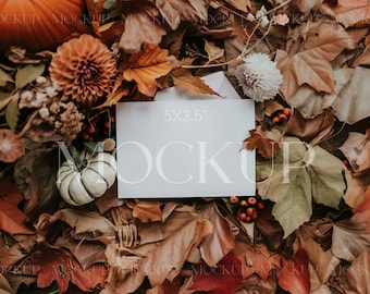 Fall Wedding Card Mock Up, Rsvp Card Mockup, Thank You Cards Mockup, Business Card Mockup, Insert Card Mockup, Wedding Rsvp Mockup