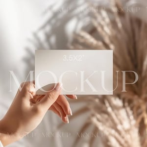Mockup de cartão de visita, Mockup de cartão de mesa de casamento, Mockup de cartões de lugar, Mockup de cartão de bufê, Mockup de cartão em tenda, Mockup de rótulo de comida, Mockup de cartão 3,5x2