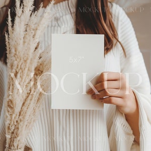 Mockup di biglietto minimalista, Mockup di biglietto boho, Boho Mock, Mockup di cancelleria per matrimonio minimalista, Mockup di invito per matrimonio, Mockup di biglietto bianco PSD