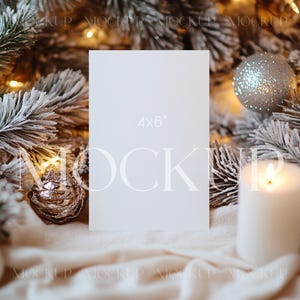 4x6 Affirmation Card Mockup, Birthday Card Mock-up, 4x6 Card Mockup, Greeting Card Mock-ups, Editable Blank Card Mockup, Holiday Card Mock