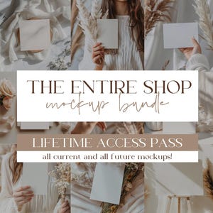 Entire Shop Bundle, Whole Shop Mockup Bundle, 5x7 Card Mockup, Whole Shop Bundle, Party Shop Mockup, Whole Shop Card Mockup, Wedding Mockups