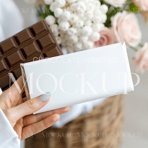 Candy Wrapper Mockup, Chocolate Wrapper Mockup, Chocolate Bar Wrapper Mockup, Mockup For Party Favors, Mockup For Candy Bar Wrappers