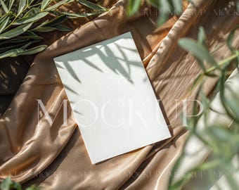 Maquette d'invitation rustique 5 x 7, maquette de carte de voeux bohème, maquette de carte d'invitation verdure, maquette de carte 5 x 7 modifiable, maquette faire-part de mariage