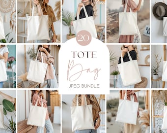Einkaufstasche Mockup Bundle, Baumwollsegeltuch Tote Mockup, leere Einkaufstasche Jpeg Mockup Bundle, Einkaufstasche Mockup, Mockup für Tragetaschen