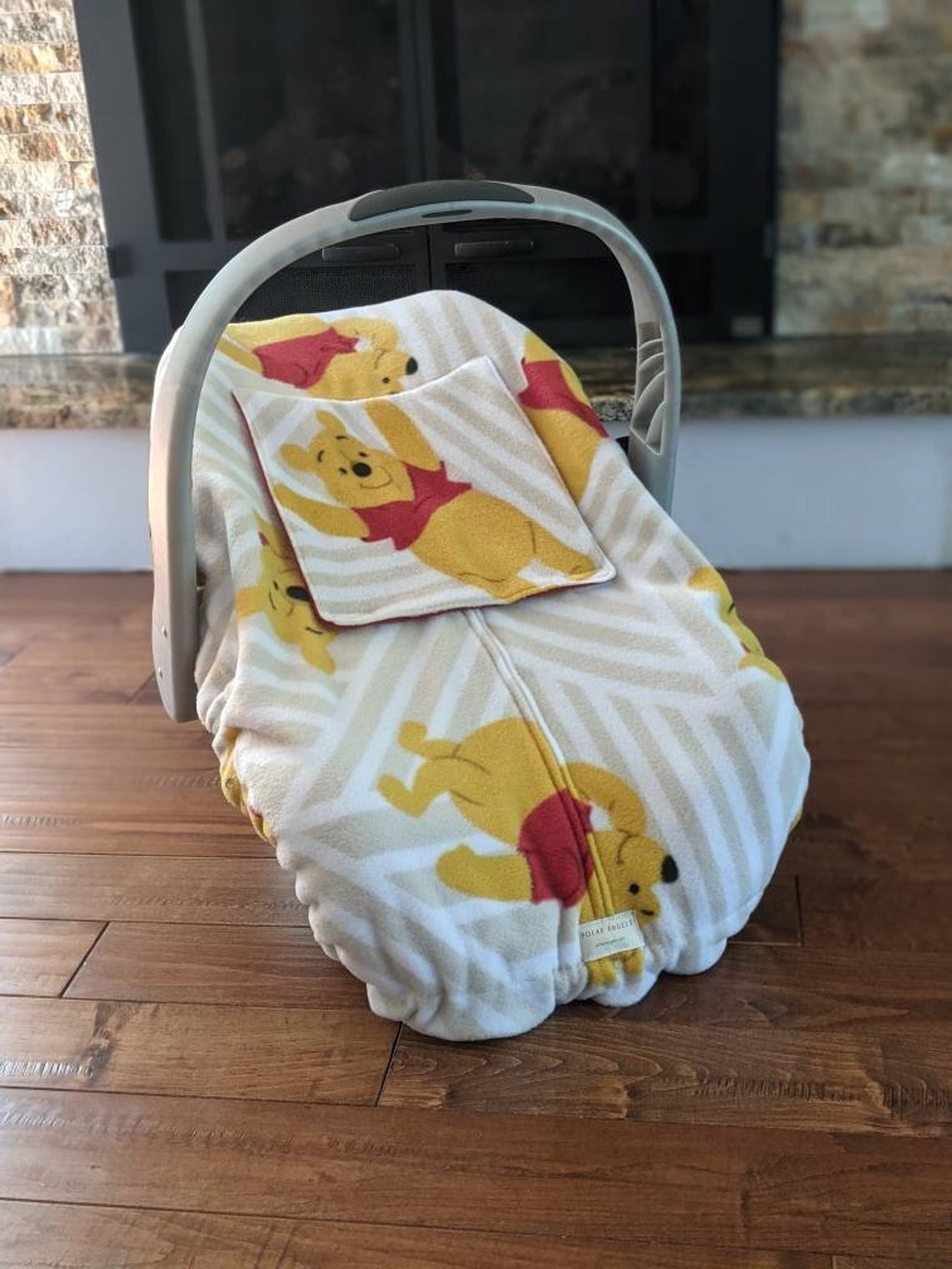 Baby Car Seat Cover Winnie the Pooh Car Seat Cover Fleece Etsy