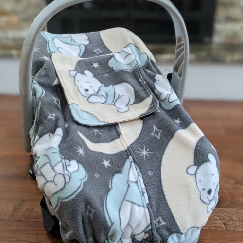 Personalized Car Seat Canopy Winnie the Pooh Car Seat Cover Etsy