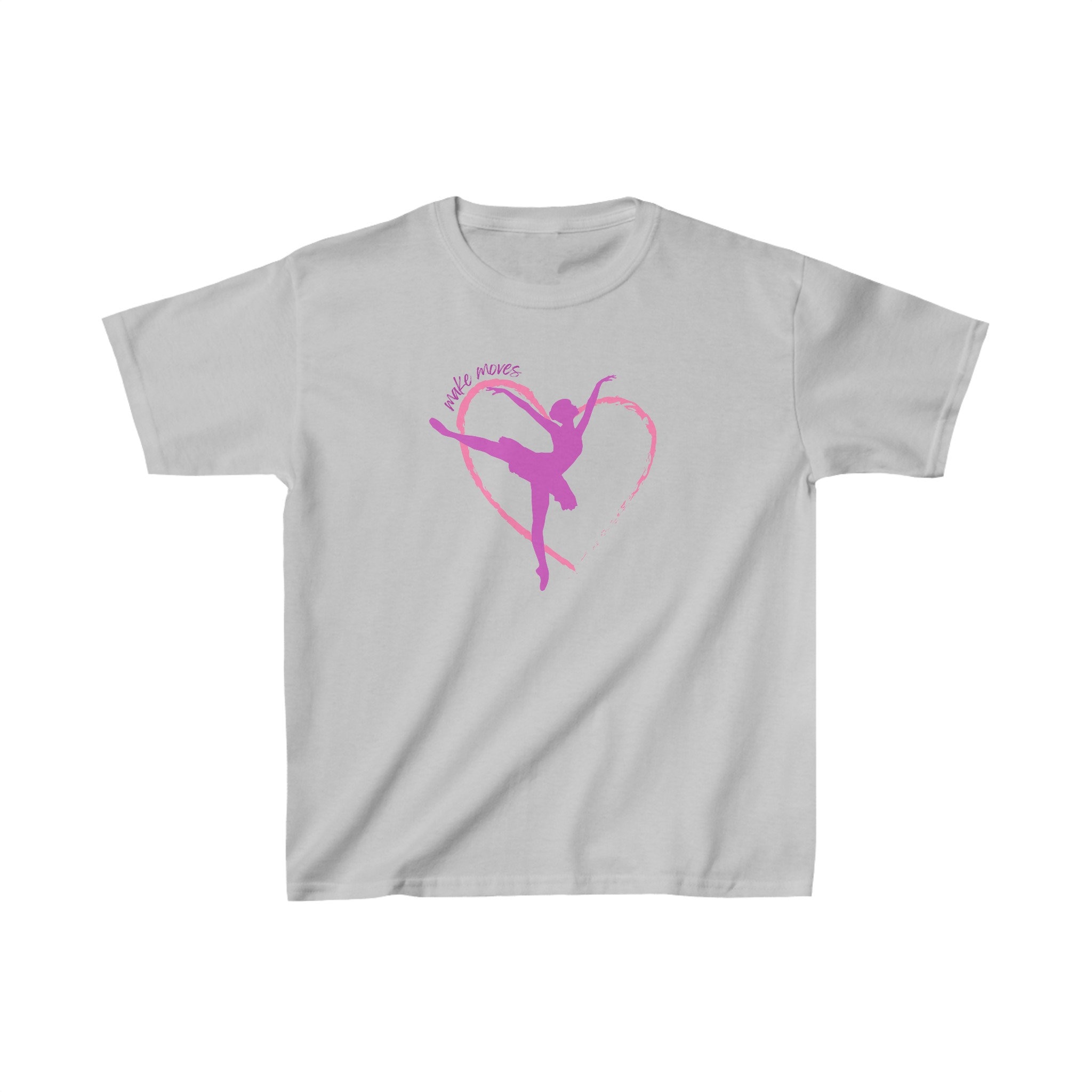 Kids Dance Tshirt, Dancer Shirt, Love Dance Clothing, Make Moves Tee
