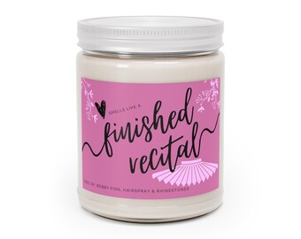 Ballerina Soy Candle, Dance Recital Gift