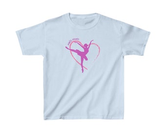 Kids Dance T-Shirt, Dancer Shirt, Love Dance Clothing, Make Moves Tee
