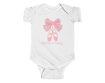 Baby Ballerina Cotton Onesie, Dancer Clothing