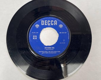 Britannia Rag & Dixie Boogie Winifred Atwell Warlock Vintage Vinyl Record 7"