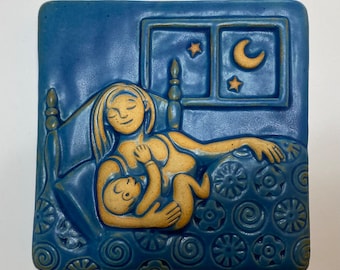 Mother and Child 6x6 Tile