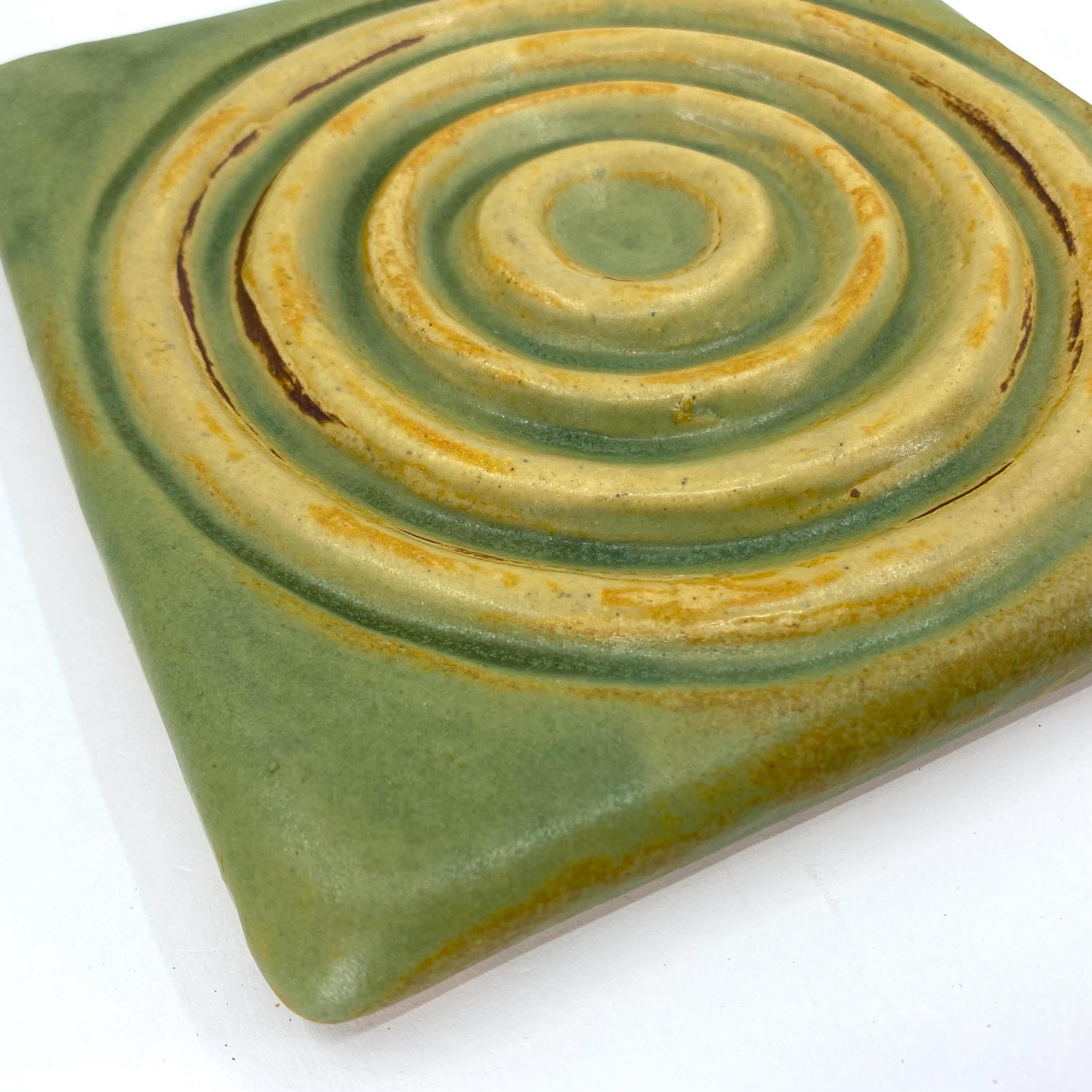 Concentric Puddle 6x6” Ceramic Art Tile - Etsy