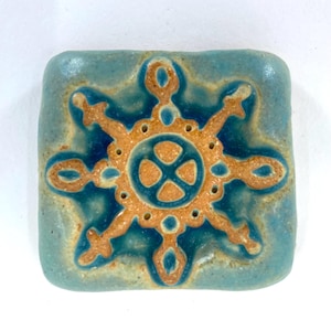 Snowflake 2x2&quot; Ceramic Tile