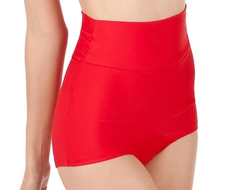 RUBY High Waist Retro Bikini Bottoms Pick Your Size