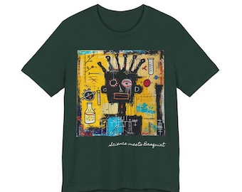 Science Meets Basquiat Shirt | Abstract Science Art T-Shirt | Chemistry Graphic Tee | STEM Art Shirt | Unisex Science Tee